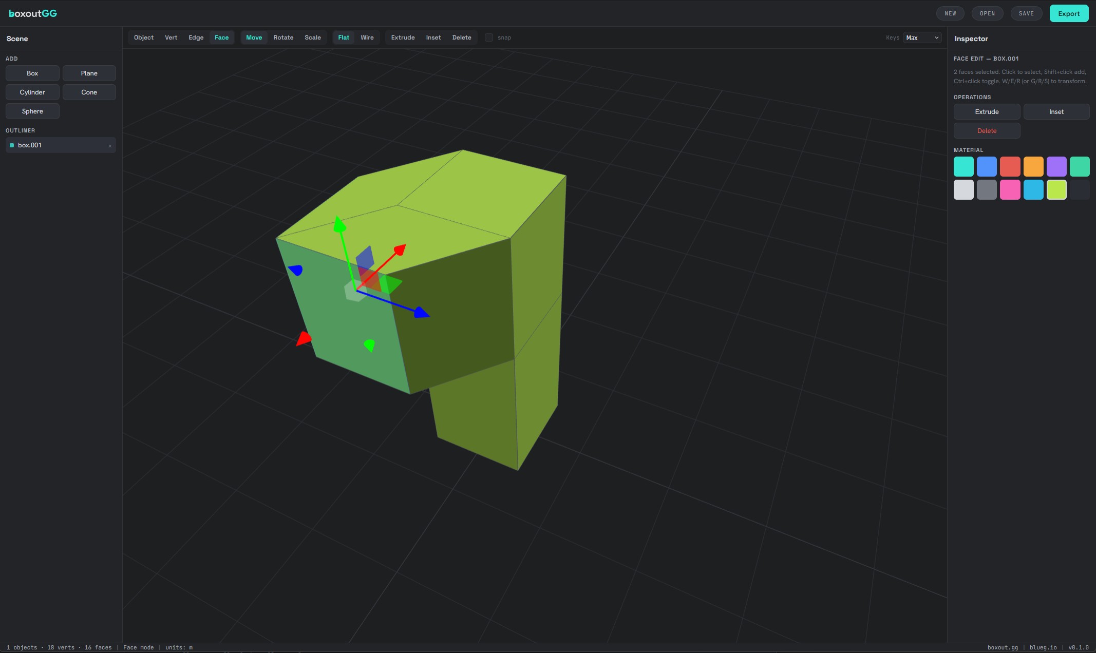 BoxoutGG model editor